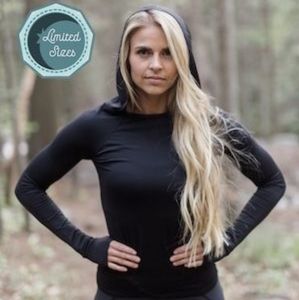 Zyia Active Go To Black Hoodie Medium Small